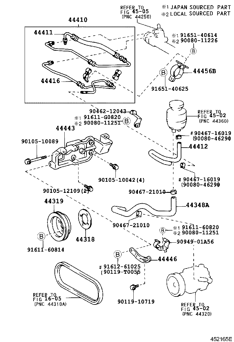 44318-27010 SPACER, VANE PUMP DRIVE PULLEY product image