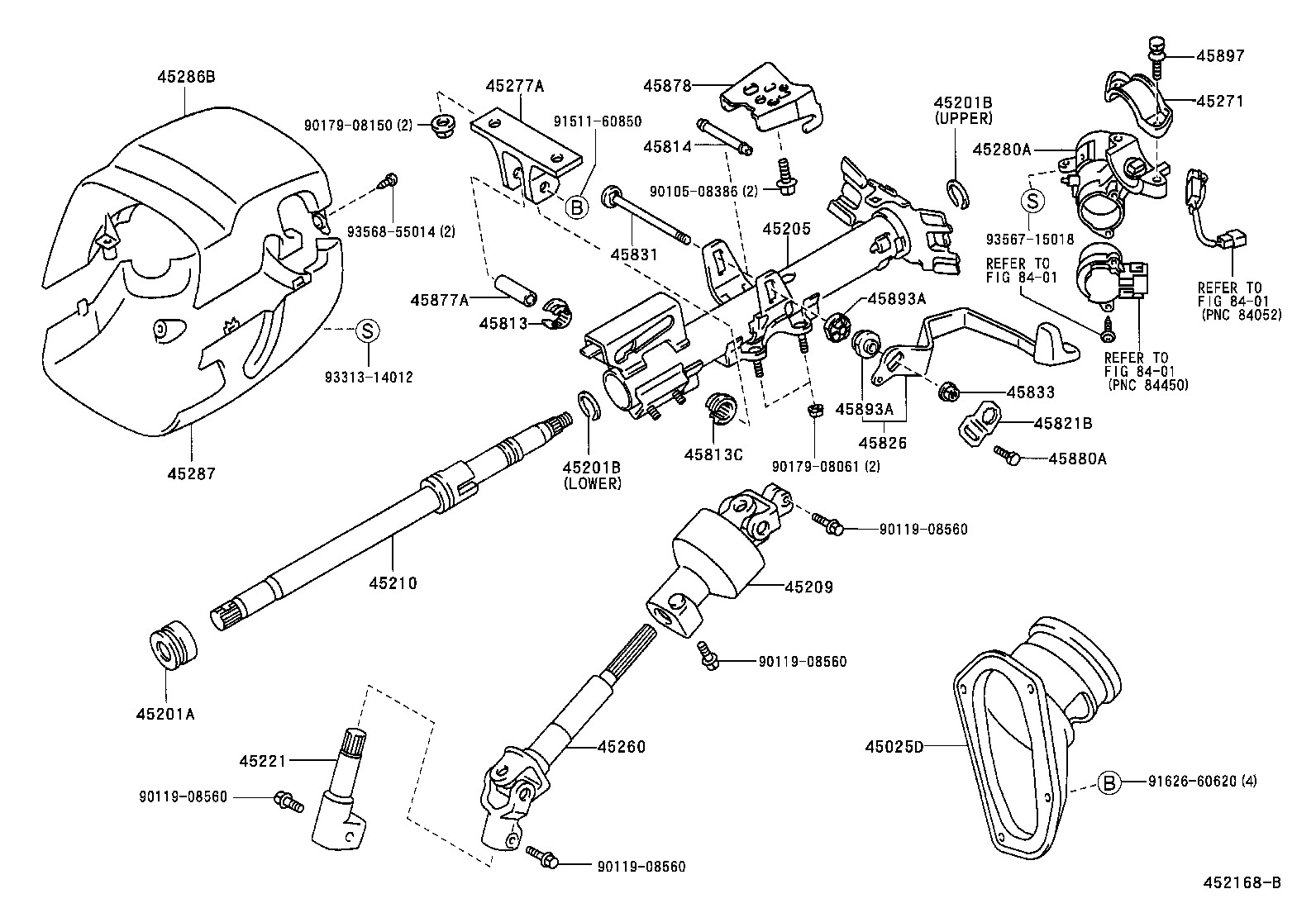 45025-28050 COVER SUB-ASSY, STEERING COLUMN HOLE, NO.1 product image