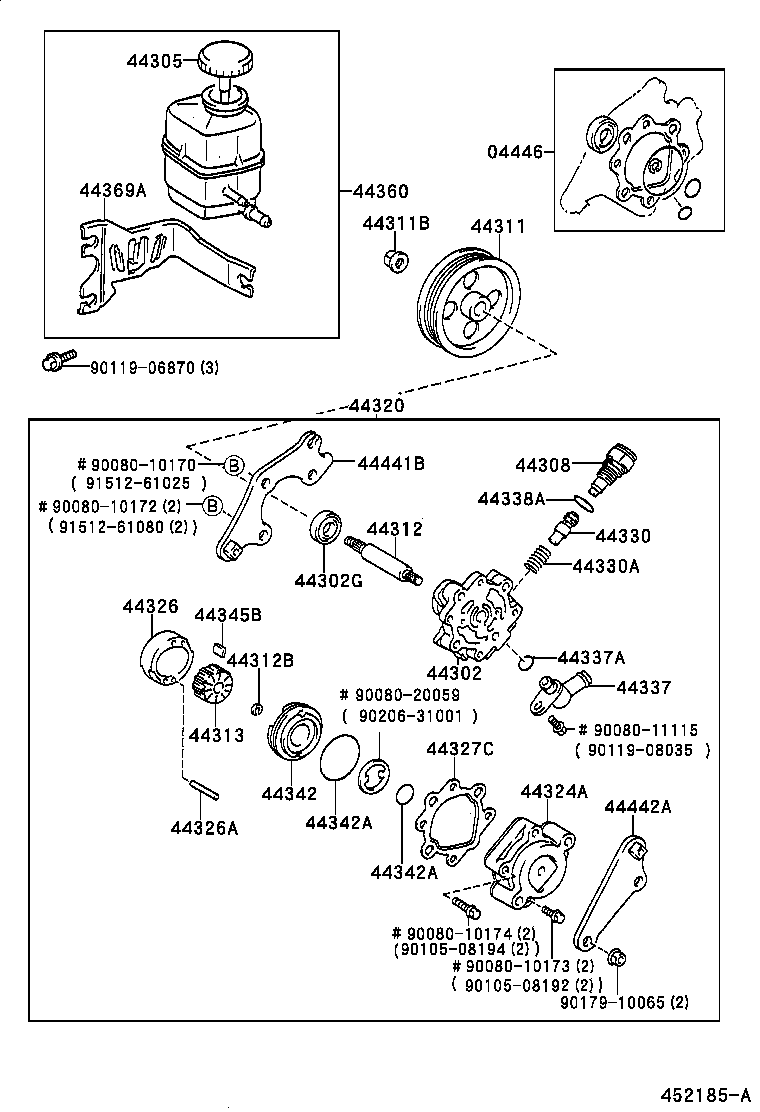 44320-07020 PUMP ASSY, VANE product image