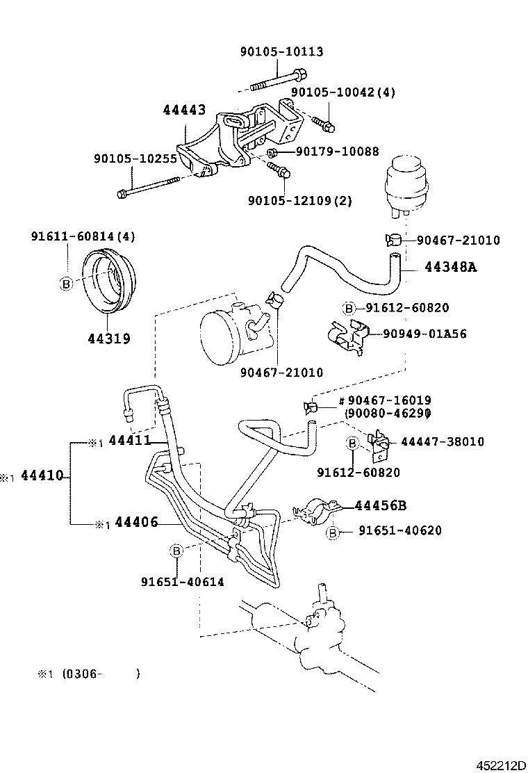 44318-27010 SPACER, VANE PUMP DRIVE PULLEY product image