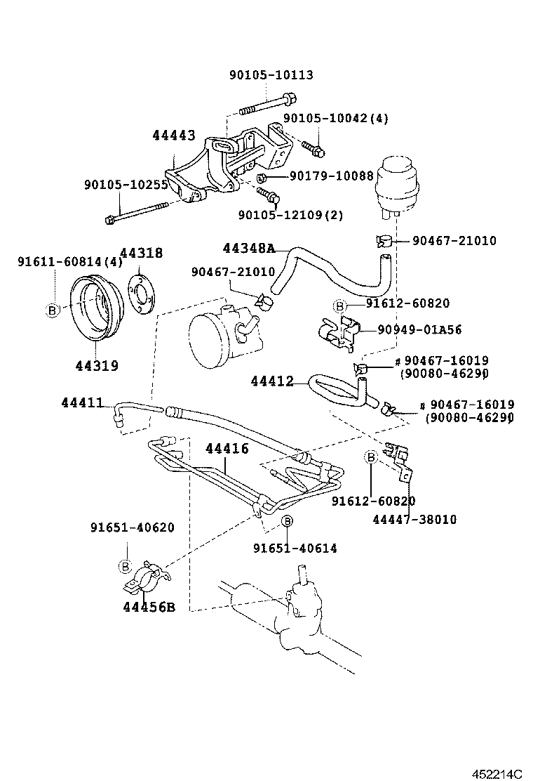 44318-27010 SPACER, VANE PUMP DRIVE PULLEY product image