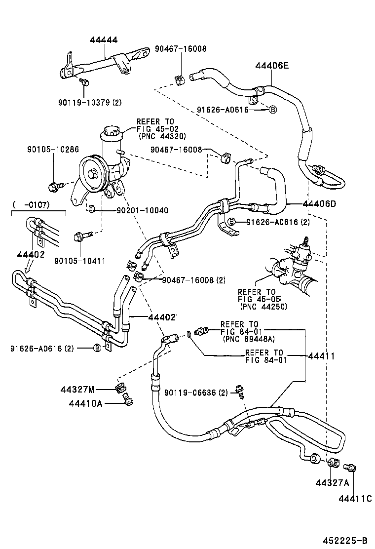 Toyota 44327-30030 GASKET, PRESSURE PORT, NO.1