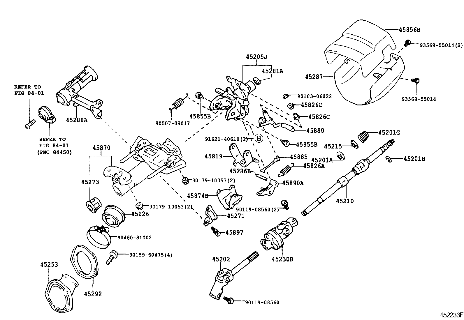 45210-41010 SHAFT ASSY, STEERING MAIN product image