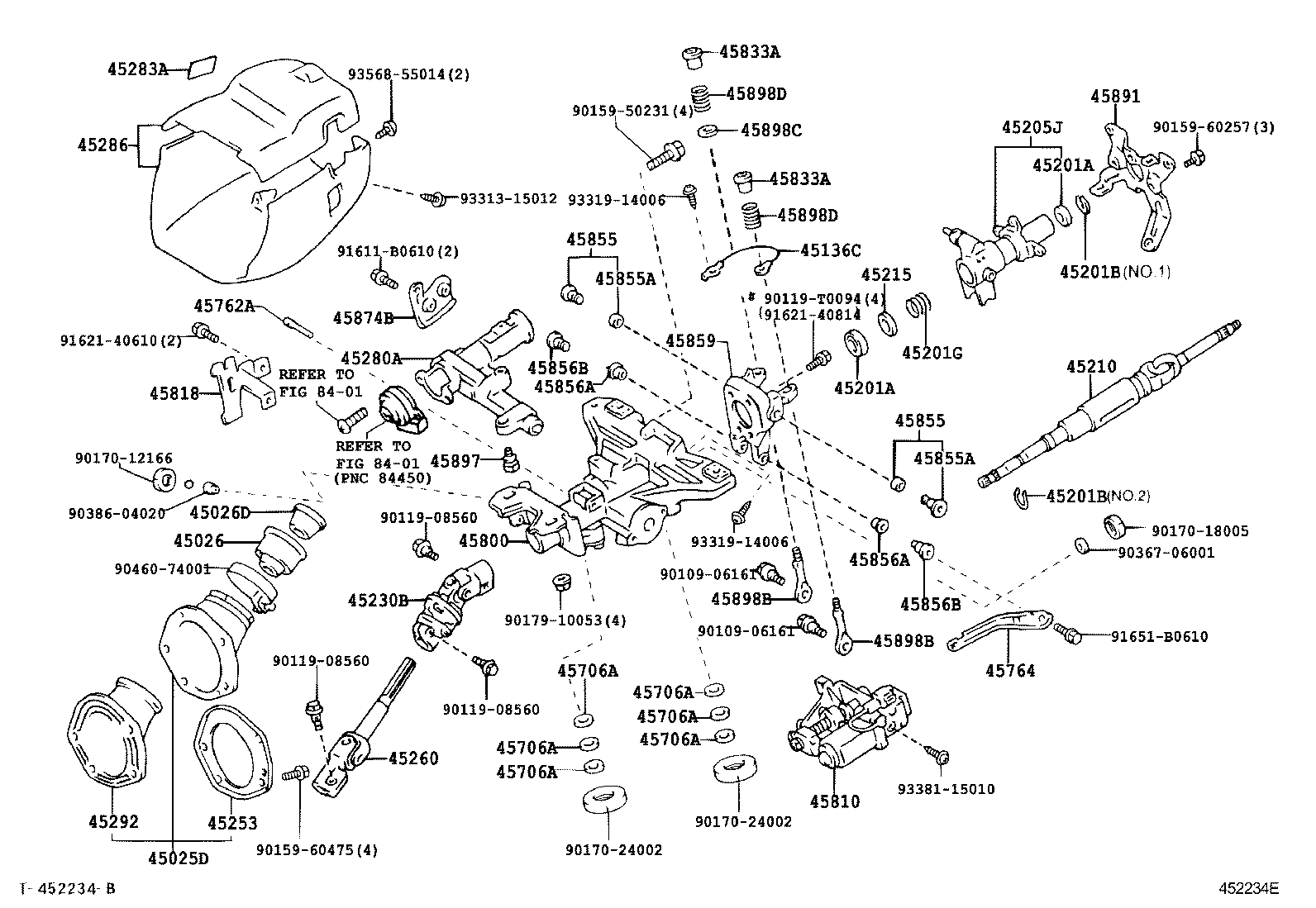 45210-41010 SHAFT ASSY, STEERING MAIN product image