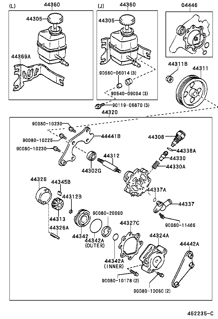 44330-06010 VALVE ASSY, FLOW CONTROL product image