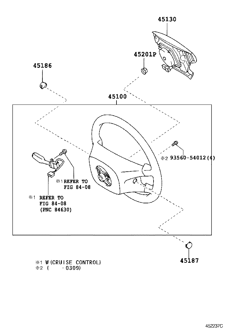 45100-06321-A0 WHEEL ASSY, STEERING product image