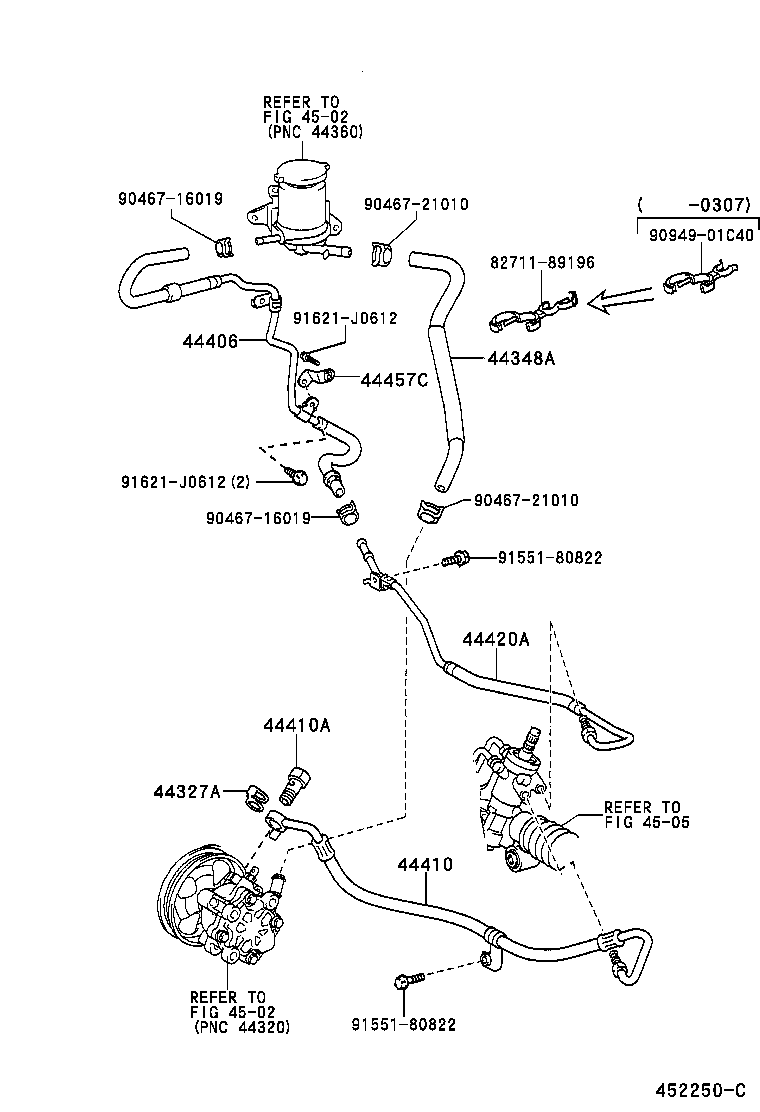 Toyota 44410-42070 TUBE ASSY, PRESSURE FEED