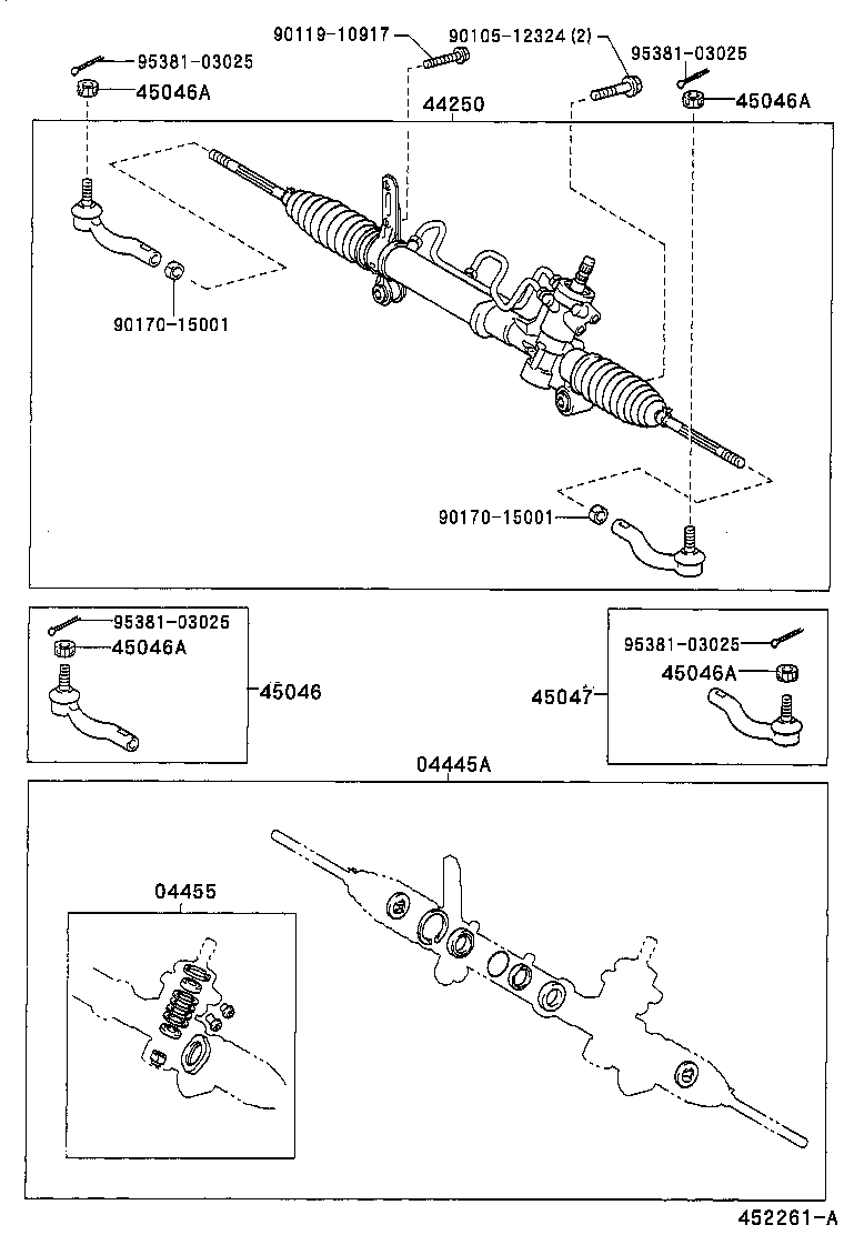 Toyota 45517-42020 GROMMET, STEERING RACK HOUSING, NO.2