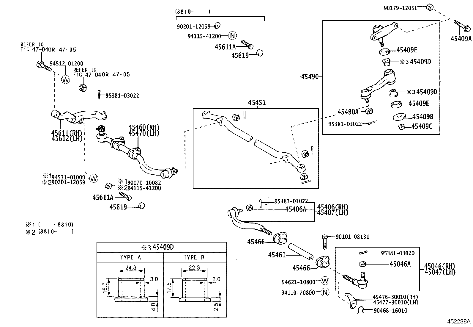 04445-30091 GASKET KIT, POWER STEERING GEAR(FOR RECIRCULATING BALL) product image