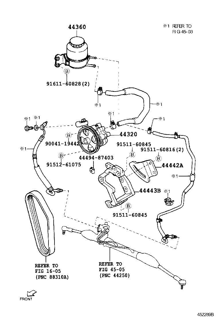 44360-87401 RESERVOIR ASSY, VANE PUMP OIL product image