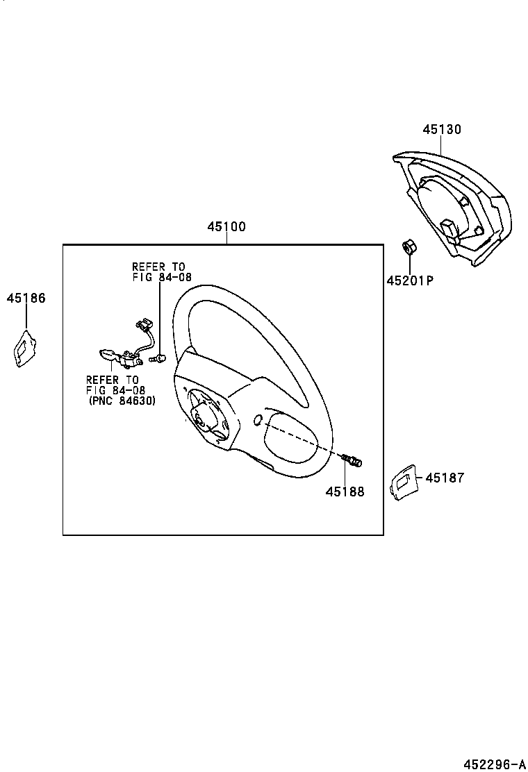45130-51030-C0 BUTTON ASSY, HORN product image