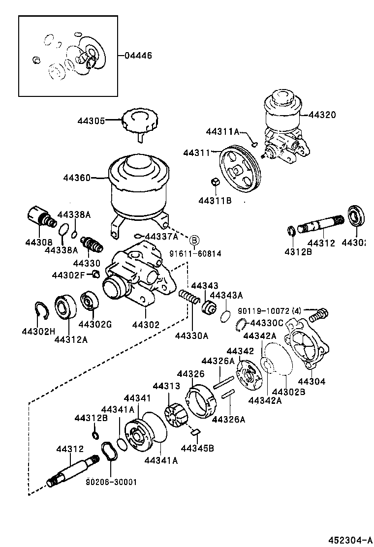 44320-22411 PUMP ASSY, VANE product image