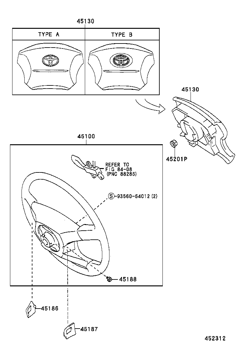 45713-33130 DAMPER, STEERING SHAKE product image
