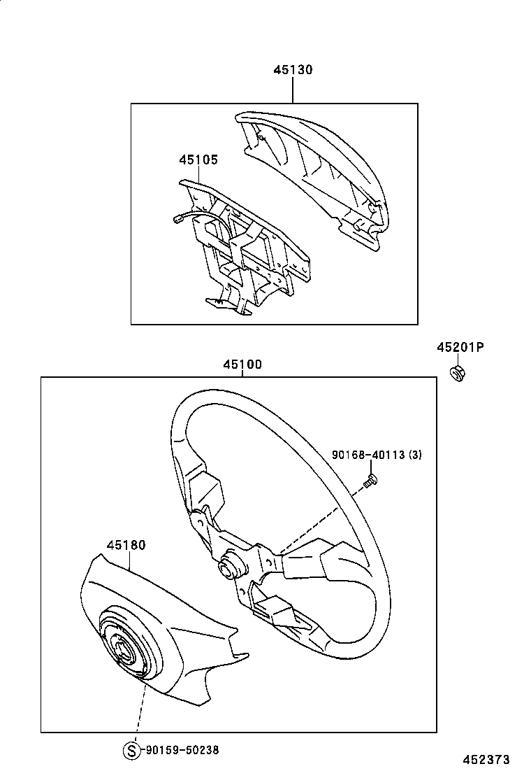 45713-60030 DAMPER, STEERING SHAKE product image