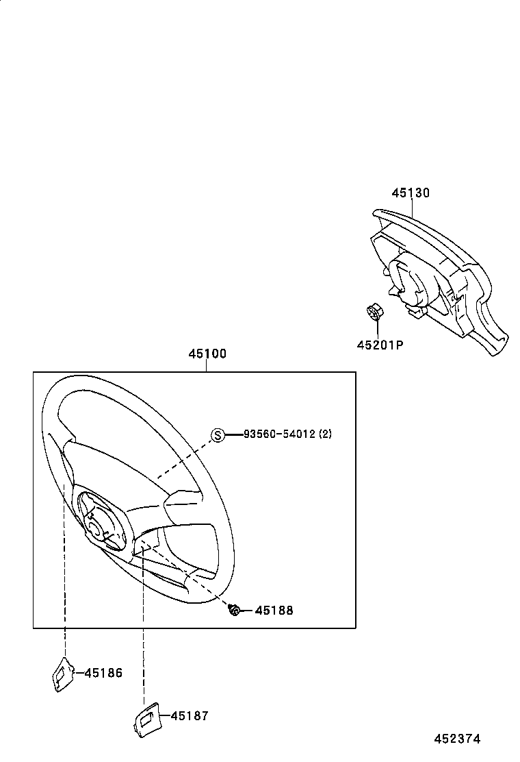 45713-60030 DAMPER, STEERING SHAKE product image