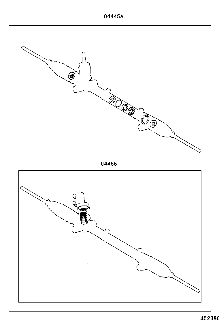 44250-02170 GEAR ASSY, POWER STEERING(FOR RACK & PINION) product image