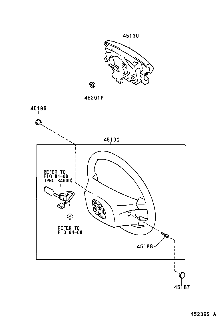 45100-0C180-B0 WHEEL ASSY, STEERING product image