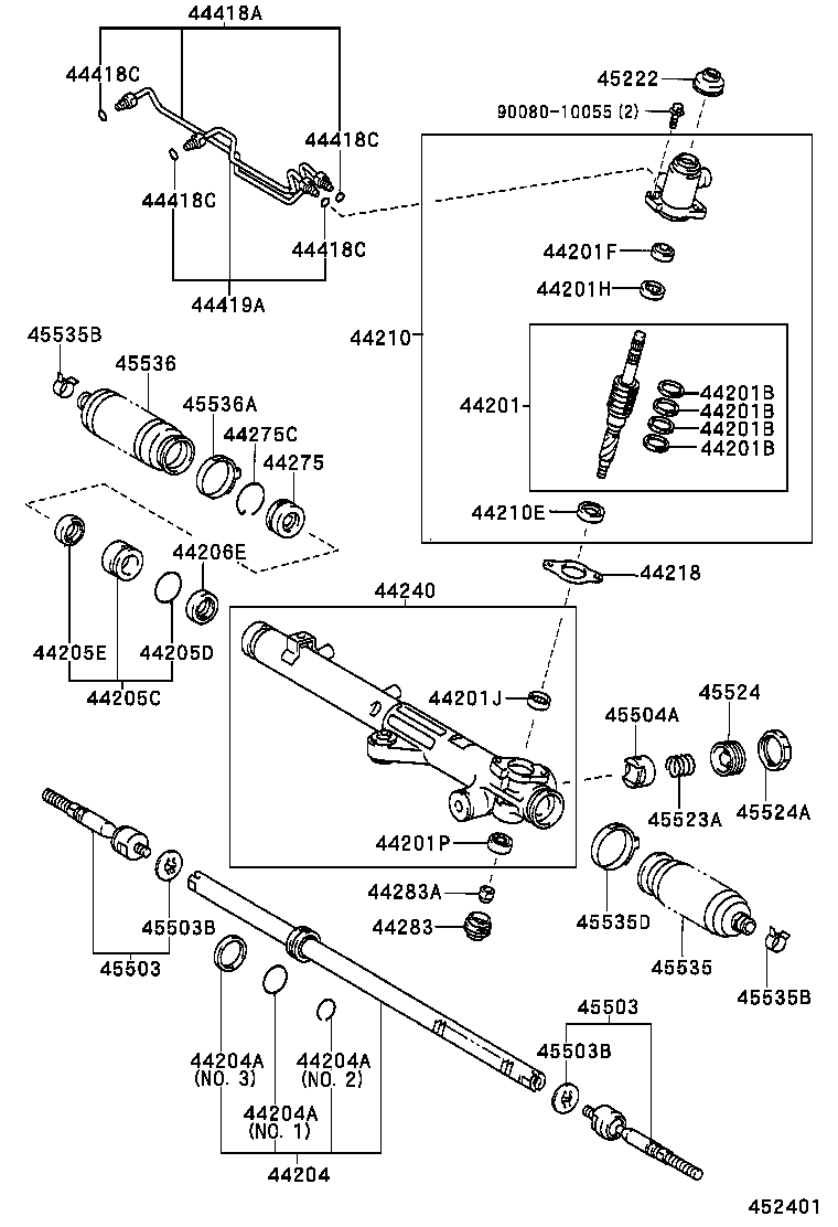 44210-0C020 VALVE ASSY, POWER STEERING CONTROL product image