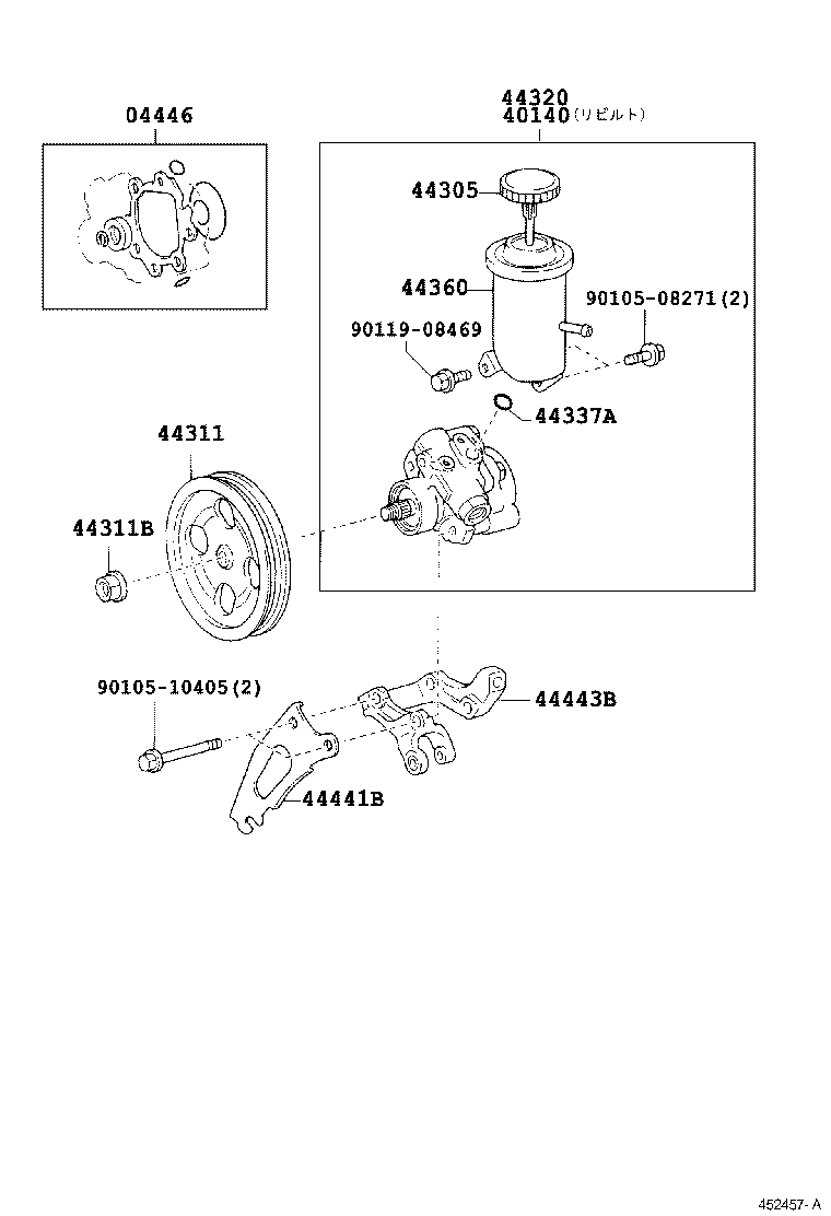 44310-22650 PUMP ASSY, VANE product image