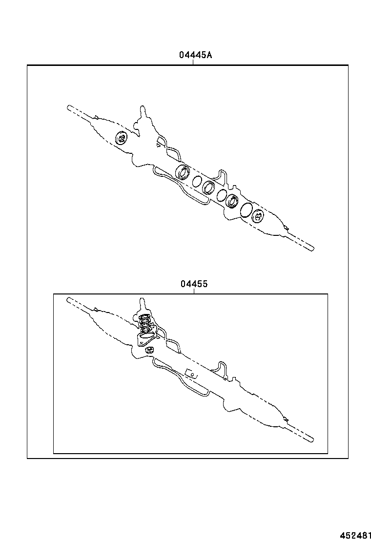 40120-48060 GEAR ASSY,POWER STEERING,REBUILT product image