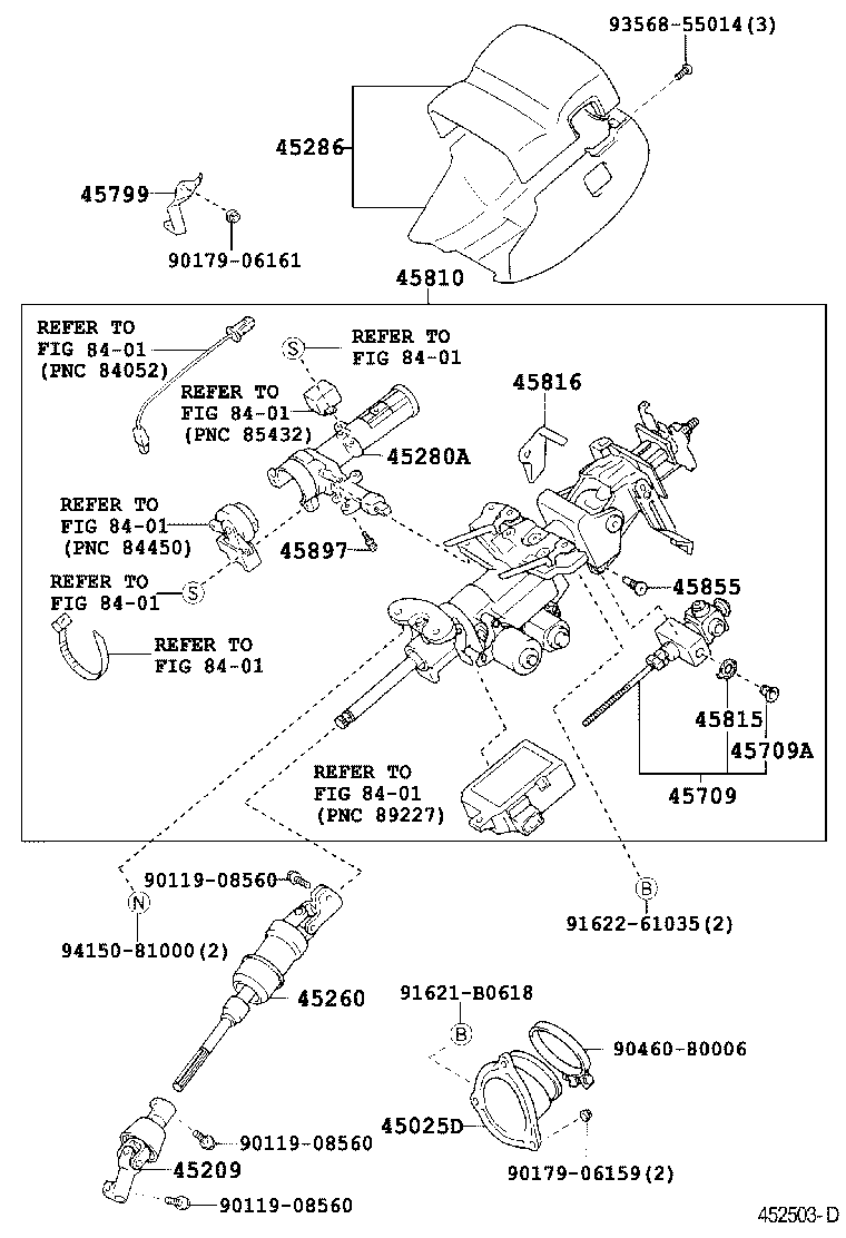 Toyota 45206-30060 YOKE SUB-ASSY, STEERING SLIDING