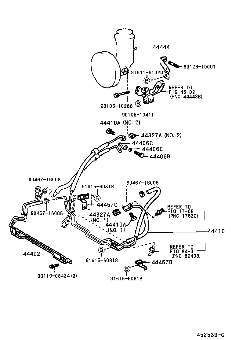 44402-30150 COOLER SUB-ASSY, POWER STEERING OIL, NO.1 product image