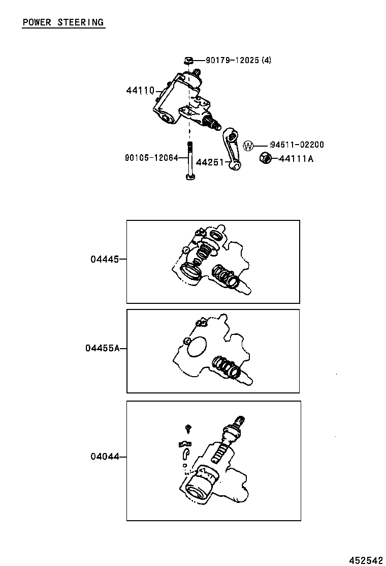 44203-26011 HOUSING SUB-ASSY, POWER STEERING RACK product image