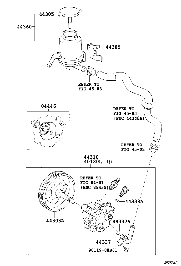 40130-28270 PUMP ASSY,VANE REBUILT product image