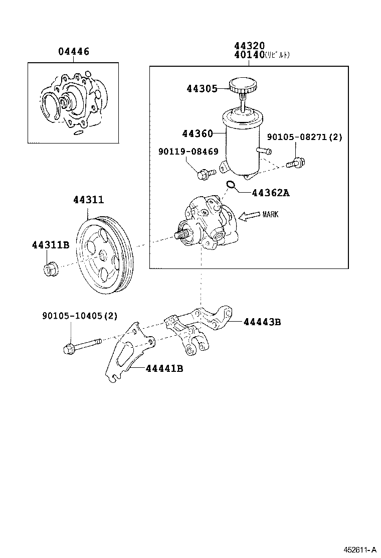 44320-51030 PUMP ASSY, VANE product image