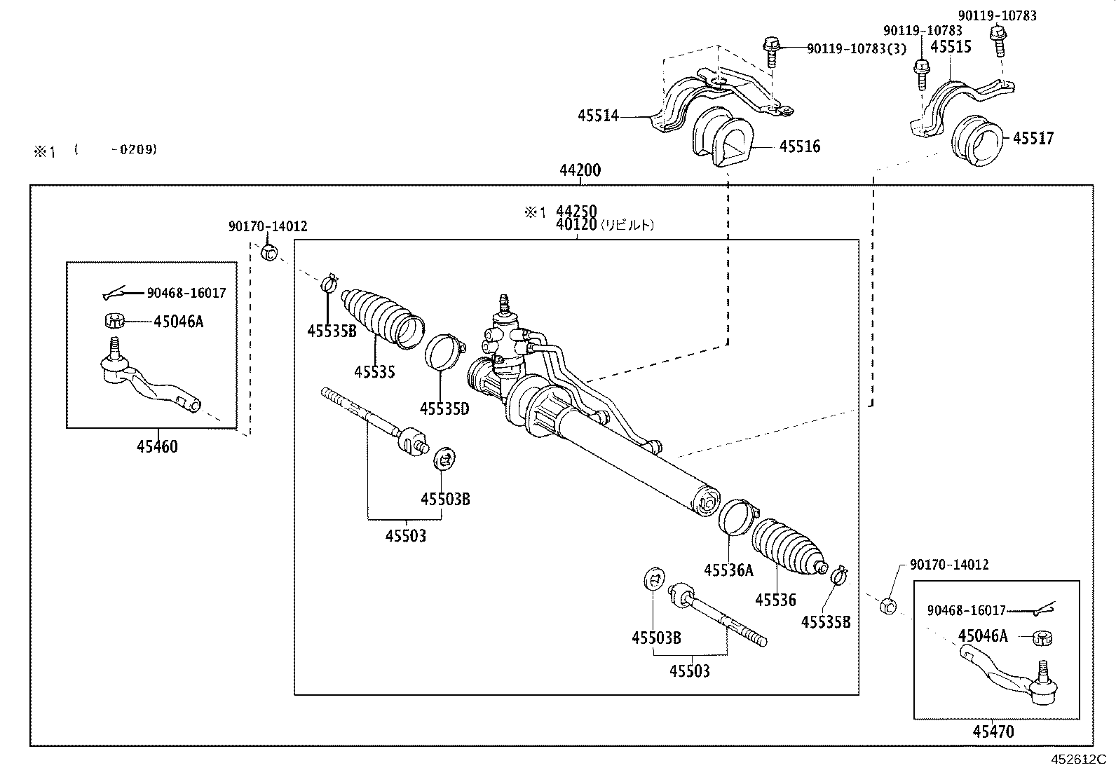 44201-30180 VALVE SUB-ASSY, POWER STEERING CONTROL product image