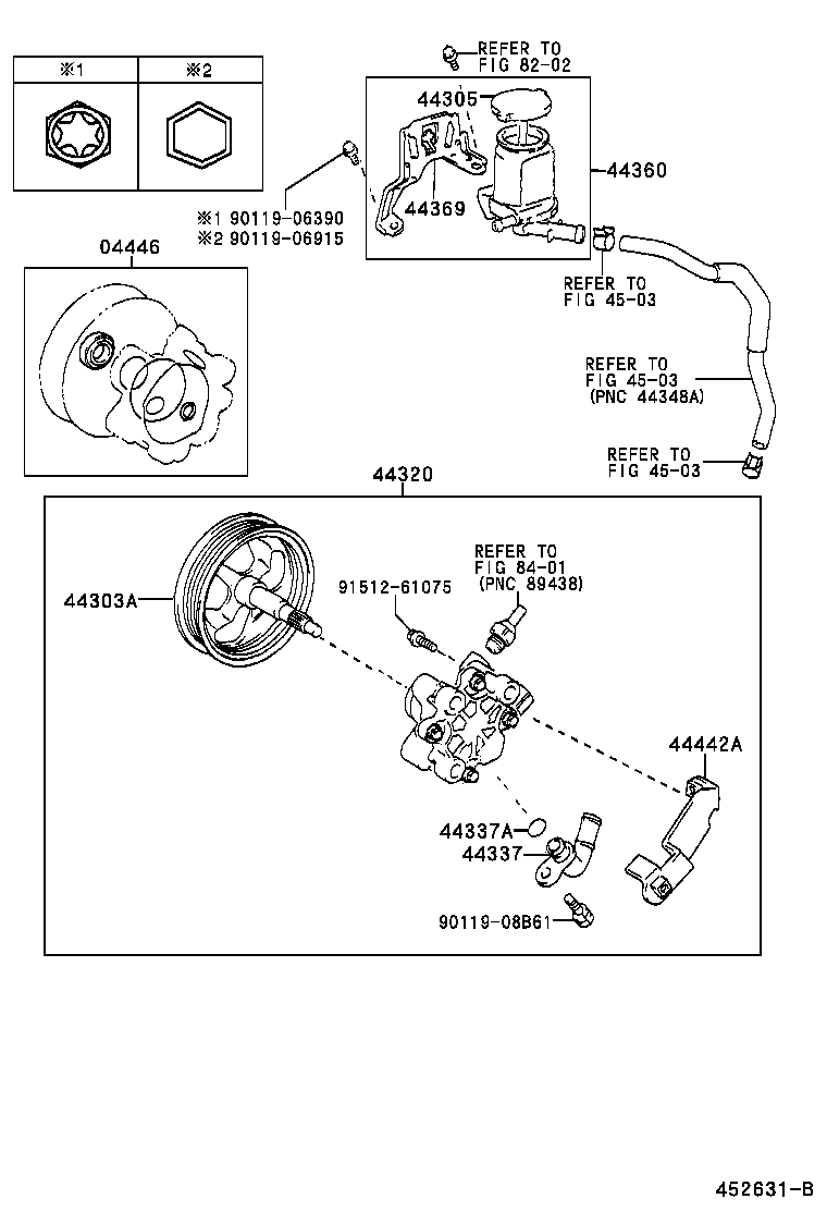 44369-02050 BRACKET, OIL RESERVOIR, NO.1 product image