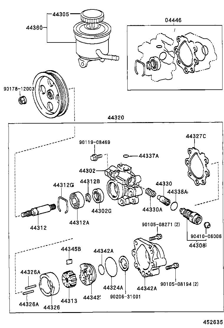 44320-35470 PUMP ASSY, VANE product image