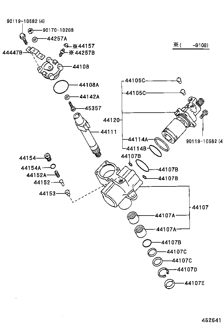 44110-35220 GEAR ASSY, POWER STEERING product image
