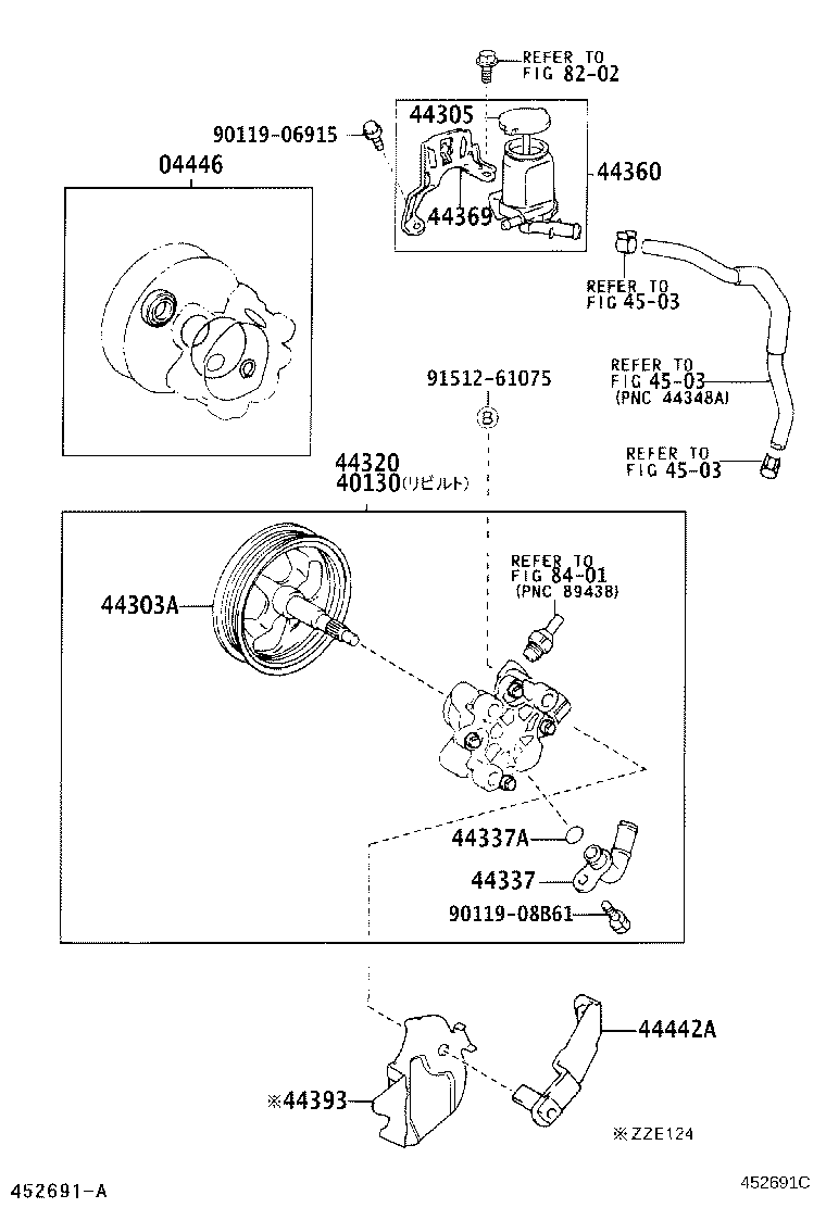40130-13010 PUMP ASSY,VANE REBUILT product image