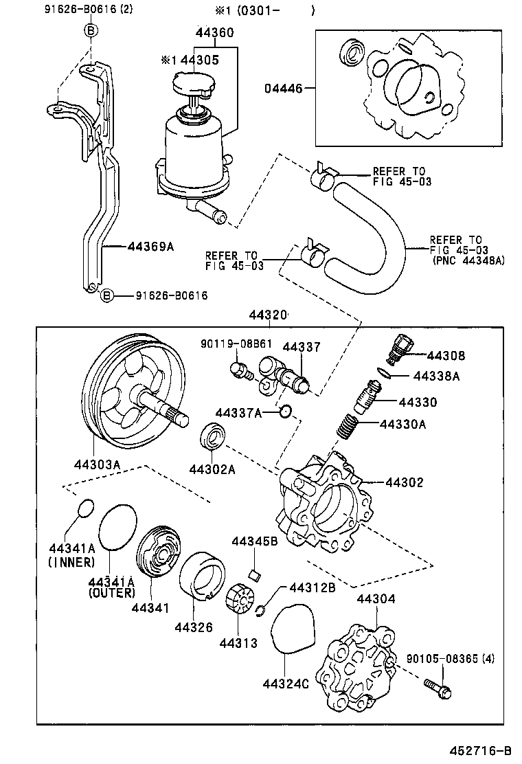 44330-32880 VALVE ASSY, FLOW CONTROL product image