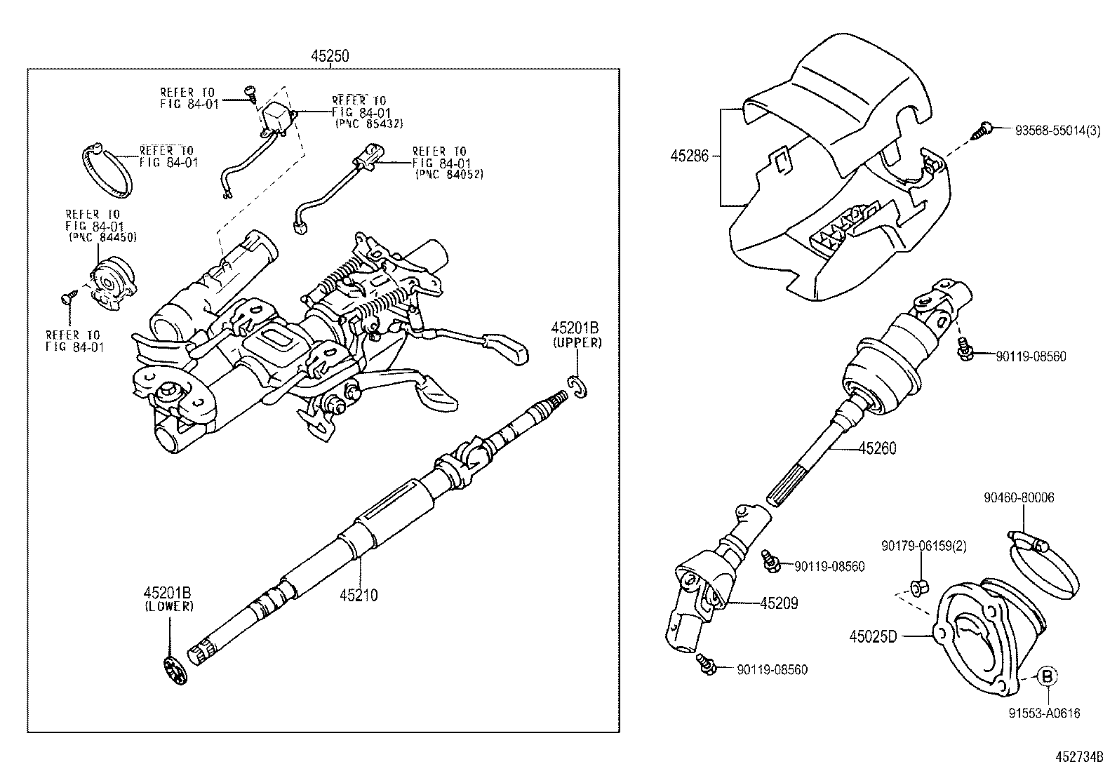 45210-51010 SHAFT ASSY, STEERING MAIN product image