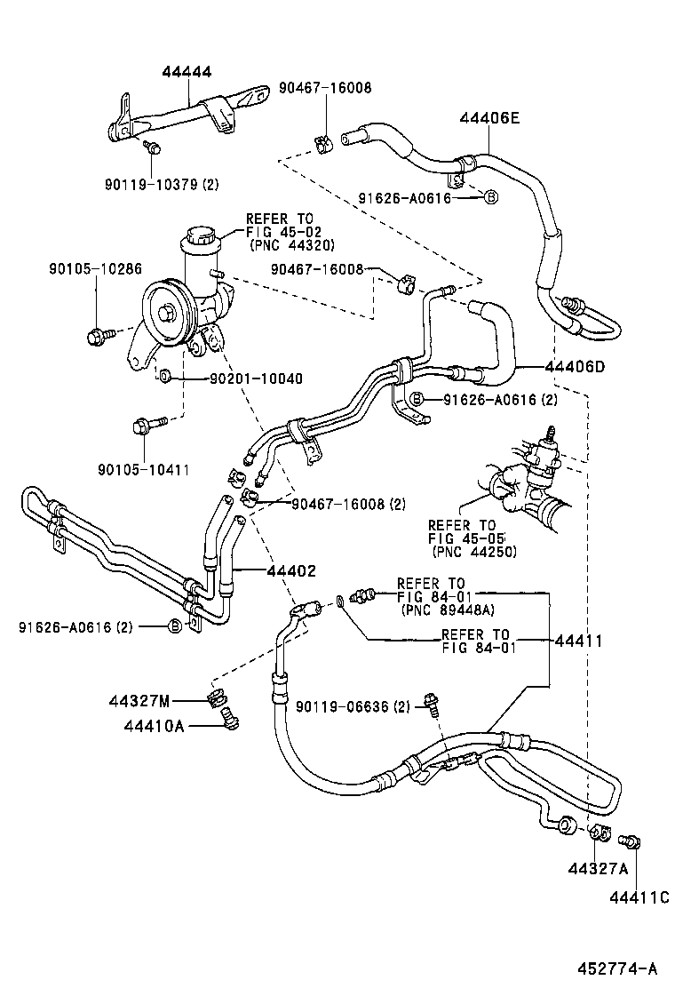 44327-30040 GASKET, PRESSURE PORT, NO.2 product image