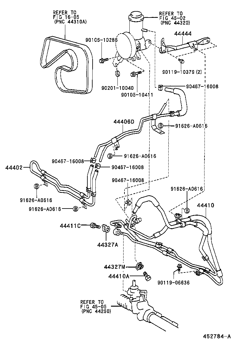 44327-30040 GASKET, PRESSURE PORT, NO.2 product image
