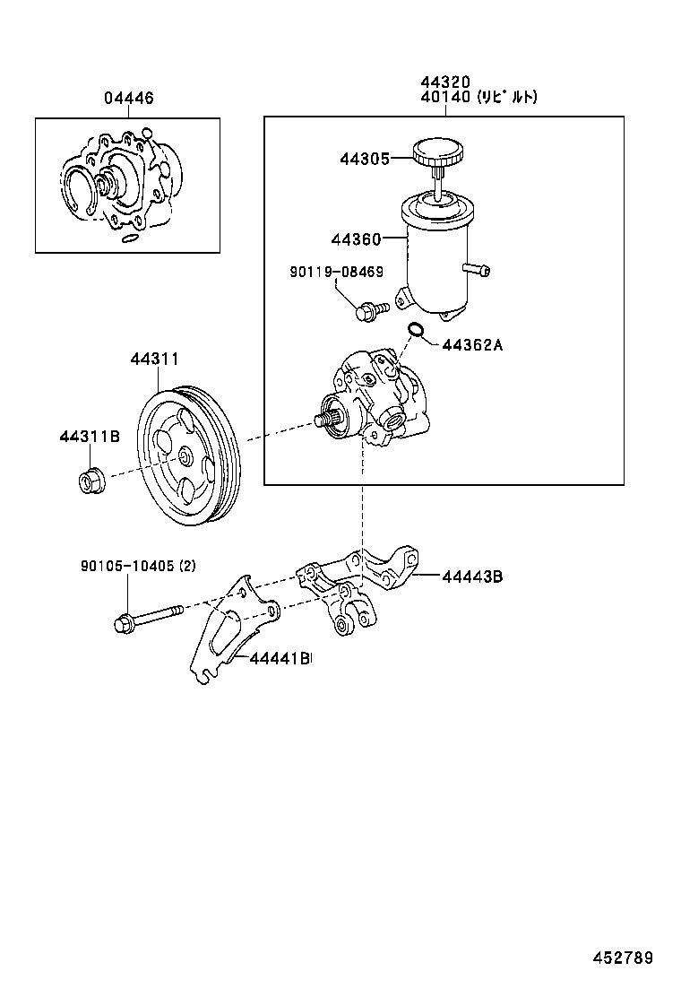 44320-53010 PUMP ASSY, VANE product image
