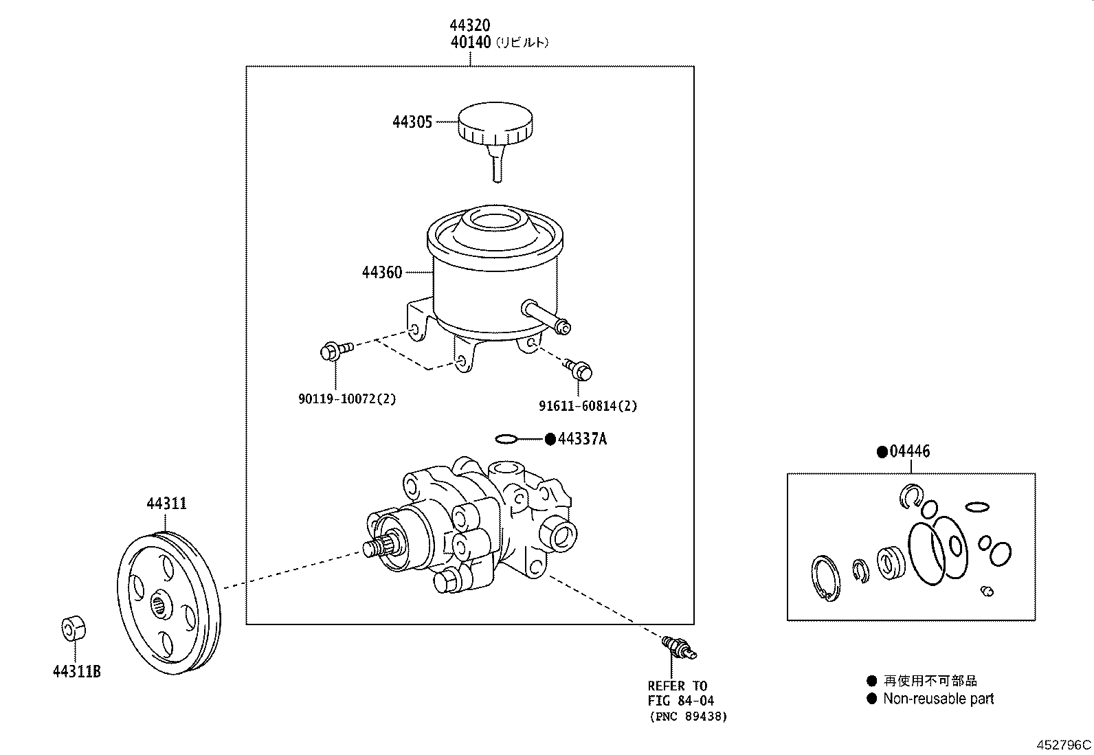 44310-43010 PUMP ASSY, VANE product image