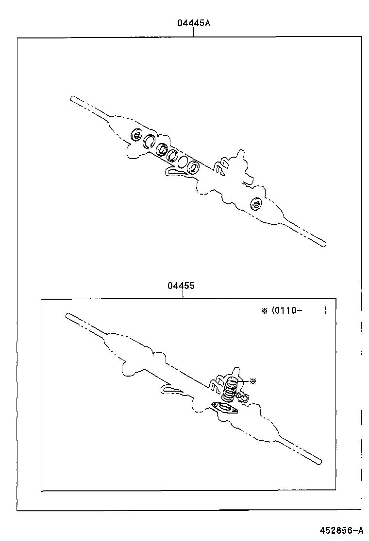 45503-19255 END SUB-ASSY, STEERING RACK product image