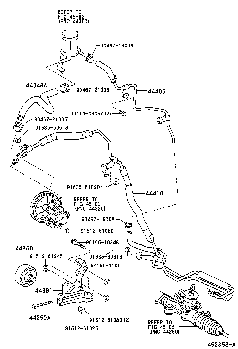 44406-12240 TUBE SUB-ASSY, RETURN product image