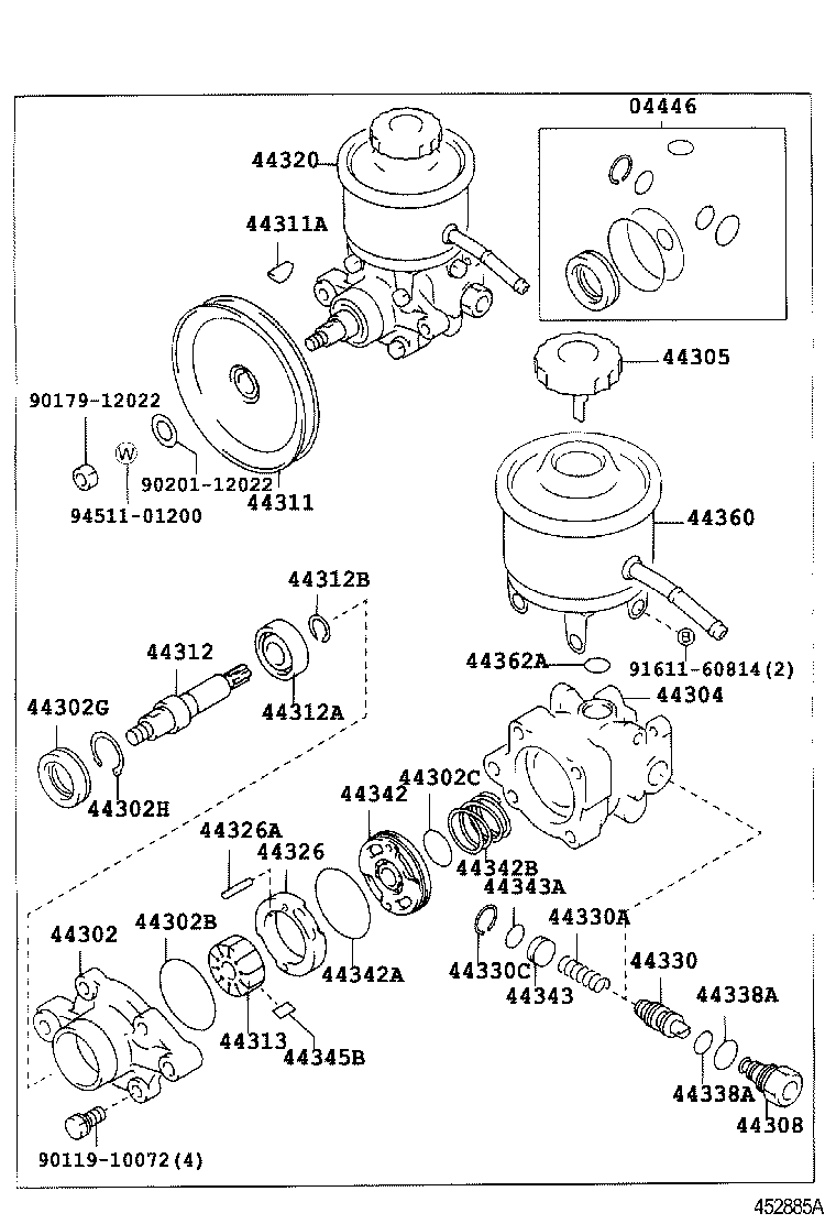 44320-35330 PUMP ASSY, VANE product image