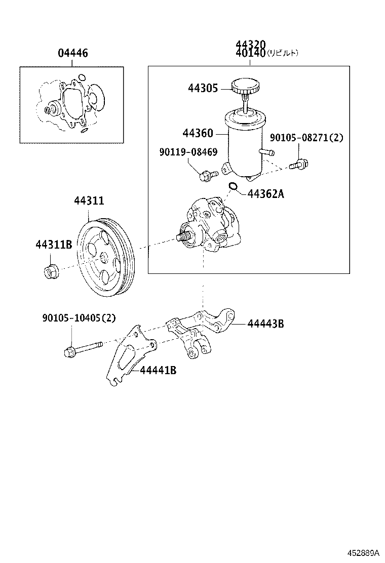 44320-30660 PUMP ASSY, VANE product image