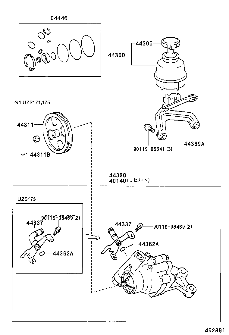 44320-30660 PUMP ASSY, VANE product image