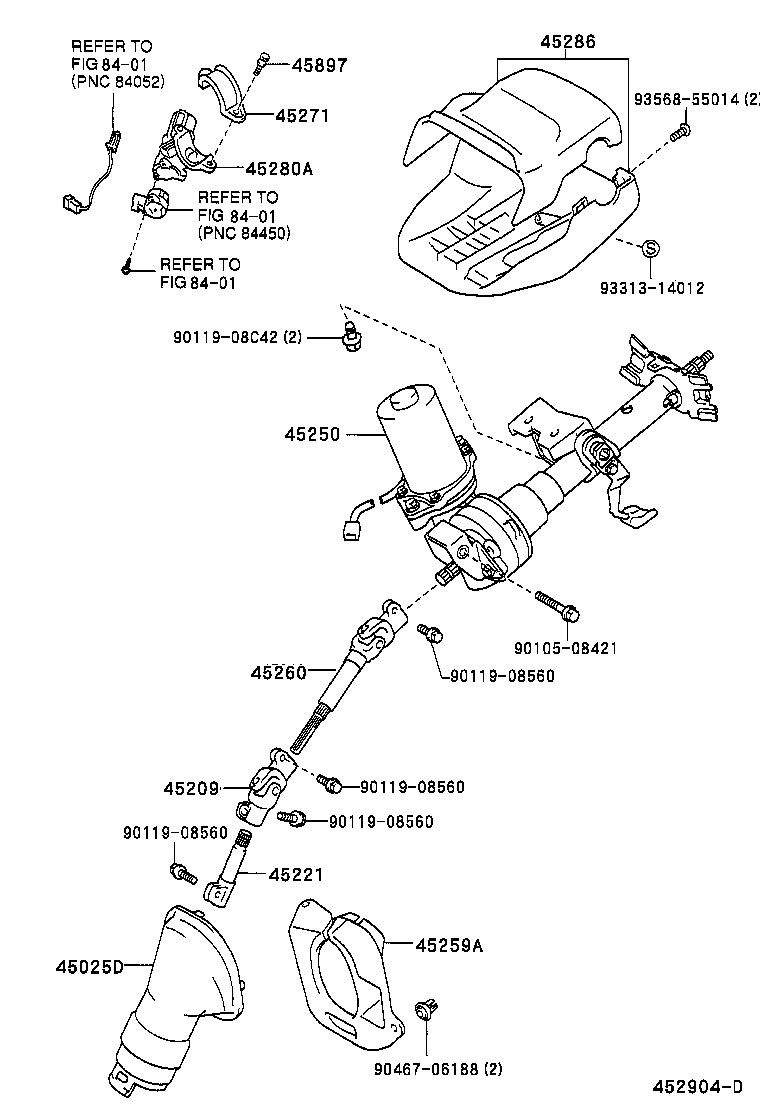 45209-02020 YOKE SUB-ASSY, STEERING SLIDING product image