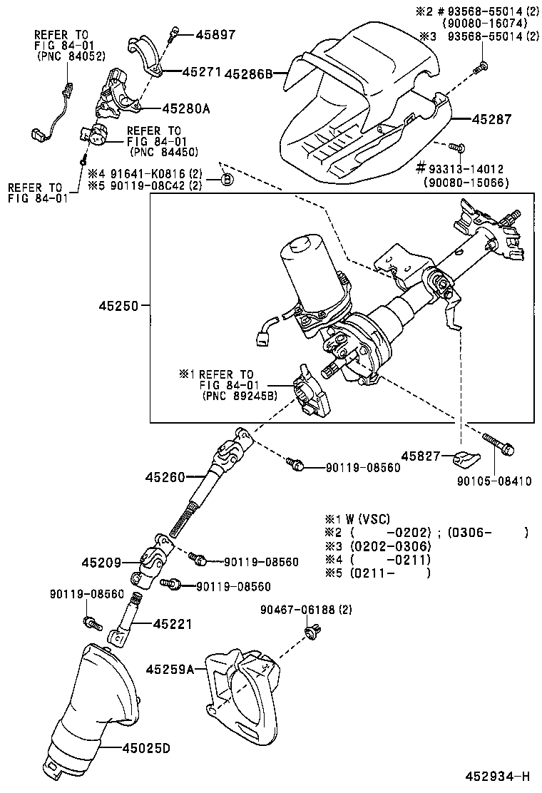45025-02010 COVER SUB-ASSY, STEERING COLUMN HOLE, NO.1 product image