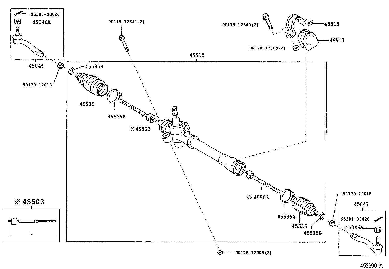 44243-52020 INSULATOR, POWER STEERING RACK HOUSING HEAT product image