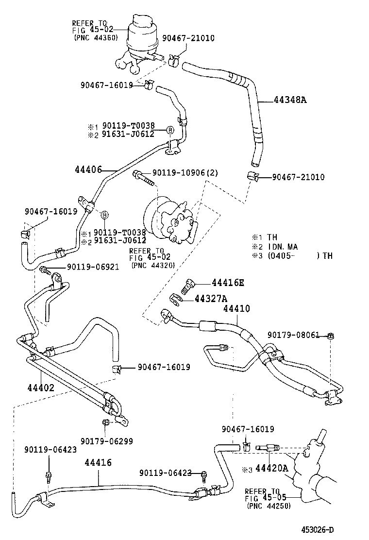 44402-06050 COOLER SUB-ASSY, POWER STEERING OIL, NO.1 product image