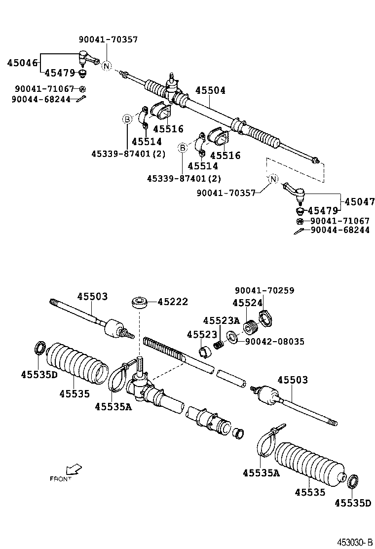44201-87403 VALVE SUB-ASSY, POWER STEERING CONTROL product image